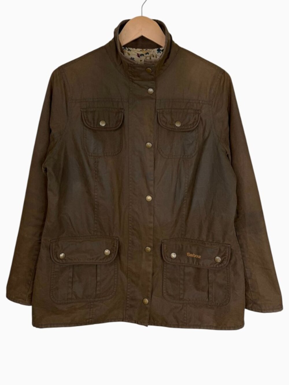 BARBOUR Kate Liberty Utility Jacket - Brown - Size 12